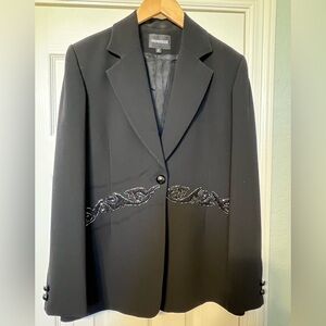 Black Embellished Women's suit! Perfect condition!!